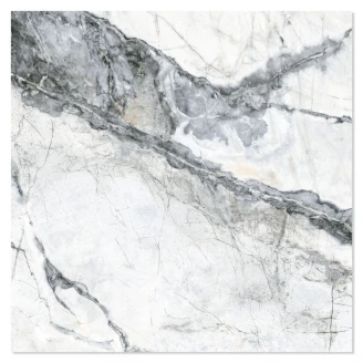 Marmor Gulvflis <strong>Bianco Lasa</strong>  Vit Blank 60x60 cm